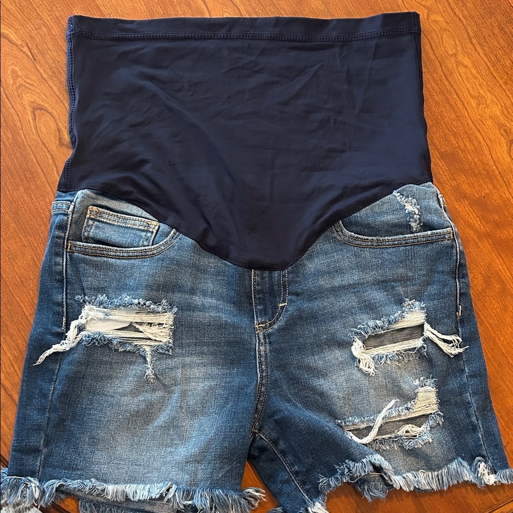 Pinkblush Maternity Denim Shorts